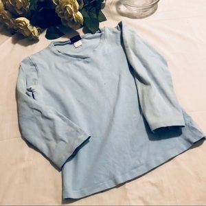 V NECK COTTON SHIRT - SIZE XS